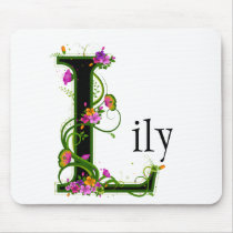 Floral L Mouse Pads