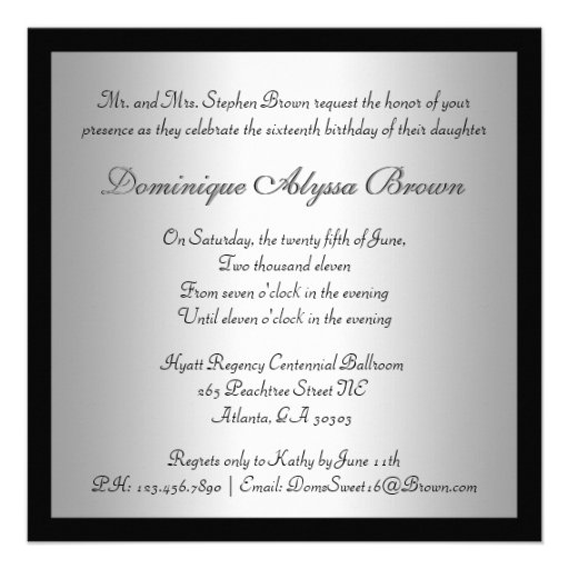 Floral Lace Invite with Diamond Bow
