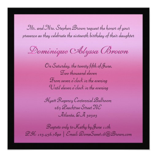 Floral Lace Invite with Diamond Bow