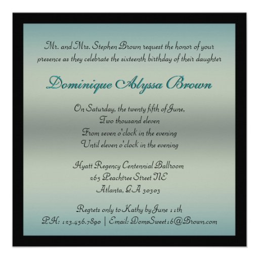 Floral Lace Invite with Diamond Bow