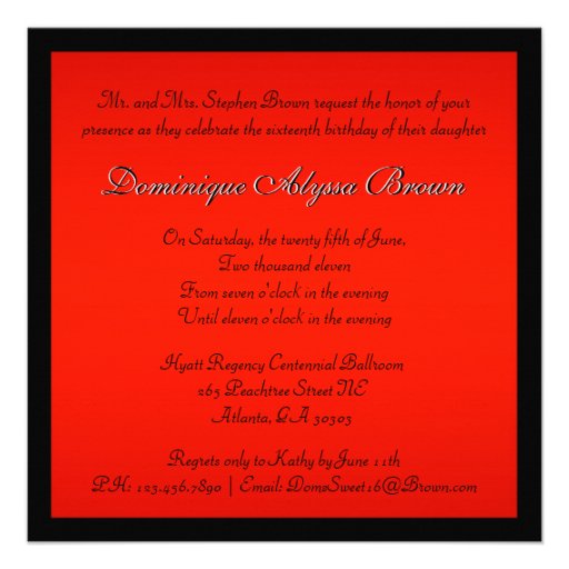 Floral Lace Invite with Diamond Bow