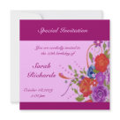  - Customizable birthday invitations: Sizes  Available colors: white