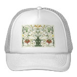 Floral Leaf Swirl Mesh Hat
