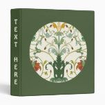 Floral Leaf Swirl Vector Pattern Vinyl Binder