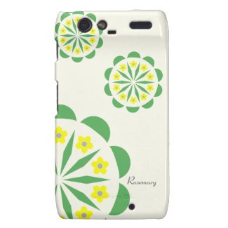 Floral Lemon Motorola Droid RAZR Case
