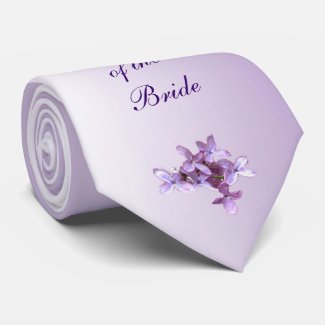 Floral Lilac Flowers Wedding Grandfather of Bride