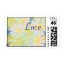floral love stamp by lissame73 floral love stamp