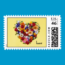 Floral Love Stamp stamps