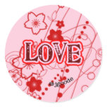 Floral Love Sticker