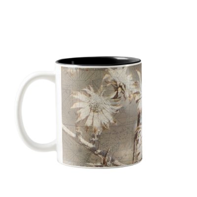 Floral Map Mug by hmbascom