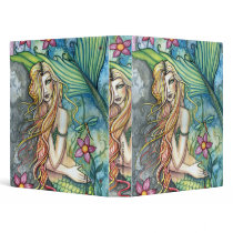 Floral Mermaid Binder by Molly Harrison by robmolily Floral Mermaid Binder by Molly Harrison