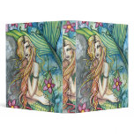 Floral Mermaid Binder by Molly Harrison