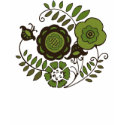 Floral Mint t-shirts by litabug Floral Mint t-shirts