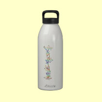 FLORAL MONOGRAM I water bottles