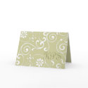 Floral Monogram (light) cards