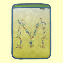 FLORAL MONOGRAM M ipad sleeves