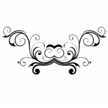 Floral Monogram photo sculptures
