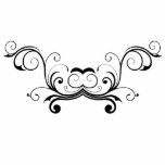 Floral Monogram Photo Cutouts