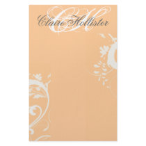 Floral  Monogrammed stationery