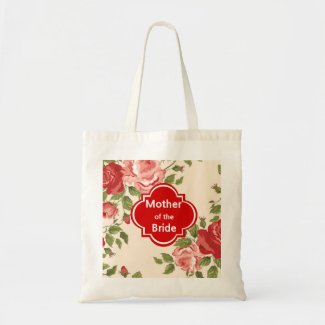 Floral Mother of the Bride Tote Bag