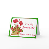 Floral Mother's Day Card for Grandmother