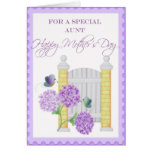 Floral Mother's Day Card for Special Aunt