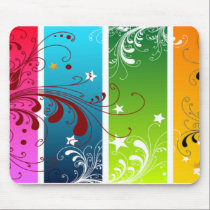 FLORAL MOUSE PAD mousepads
