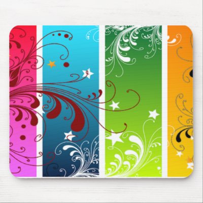 FLORAL MOUSE PAD by TASIYA