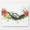 Floral Mousepad by coconutpie Floral Mousepad