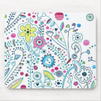 Floral mousepad