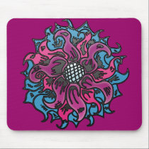 floral mousepads