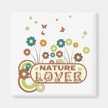 Floral Nature Lover Refrigerator Magnets
