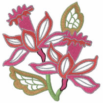 Floral Openwork embroidered shirts