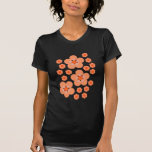 Floral Orange Products t-shirts