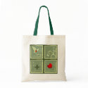Floral Ornament Bag Design