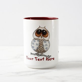 Floral Owl Mug