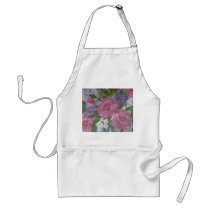 Floral painting apron