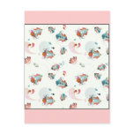 floral pattern 1 postcard