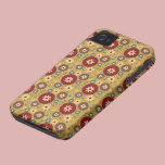 Floral Pattern Baroque Colors iPhone 4/4S Case-Mat casemate cases