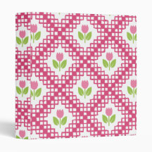 Floral Pattern Binder