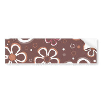 Floral Pattern Bumper Stickers