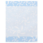 Floral Pattern in Light Blue and White. Flyers