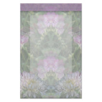 Floral Pattern Stationery ~ Lavender