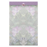 Floral Pattern Stationery ~ Lavender