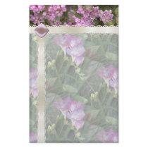 Floral Pattern Stationery ~ Lavender