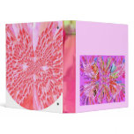 Floral Patterns  Lotus and Pink Rose Petals binders