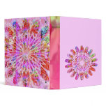 Floral Patterns  Lotus and Pink Rose Petals binders