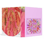 Floral Patterns  Lotus and Pink Rose Petals binders