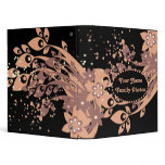 Floral Peacock Family Photos Binder