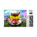 Floral Peacock postage by katerina4037 Floral Peacock postage